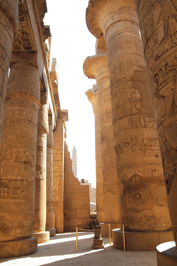 Columns In Karnak Temple #4 Photograph by Mikhail Kokhanchikov