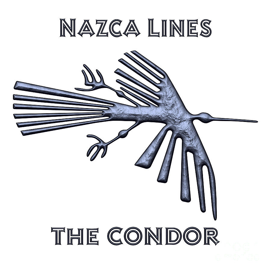 Condor Digital Art - Condor from Nazca #4 by Michal Boubin