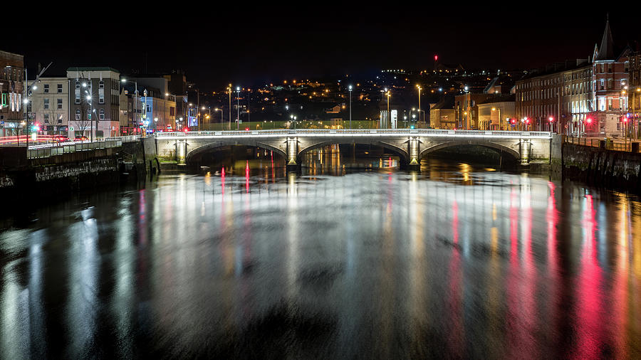 Cork City night Photograph by Cristian Mihart