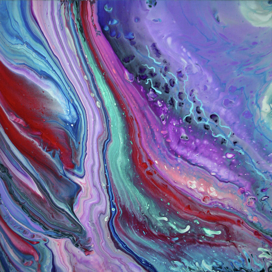 Cosmic Conception #4 Painting by Diane Goble