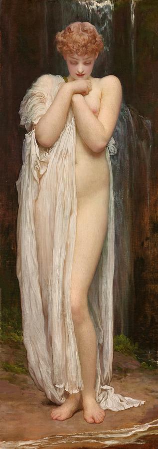 Nature Painting - Crenaia, The Nymph of the Dargle #4 by Frederic Leighton
