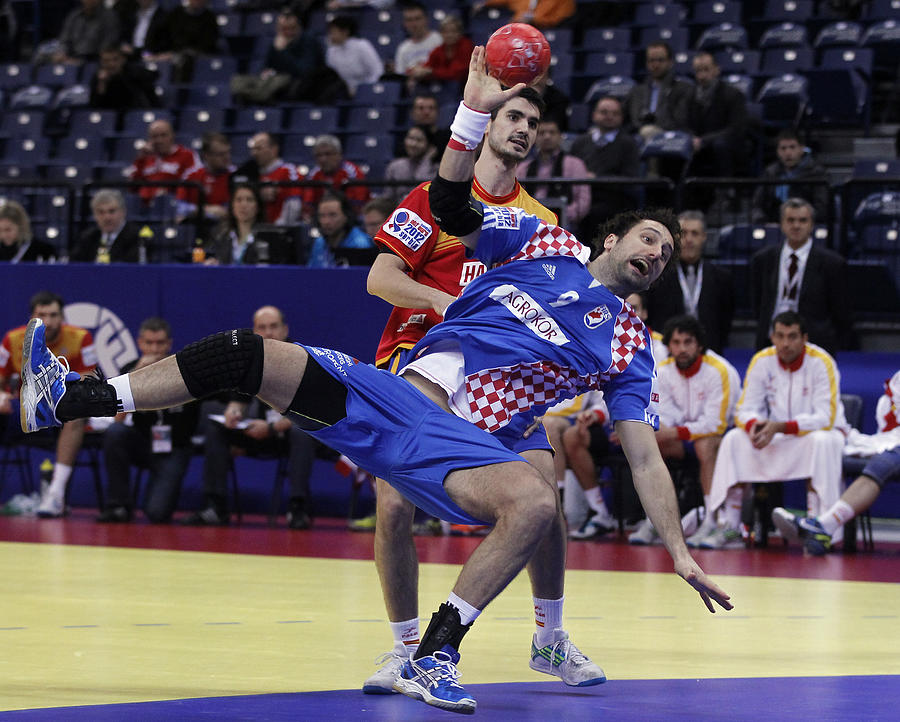Croatia v Spain - Mens European Handball Championship 2012 #4 Photograph by Srdjan Stevanovic
