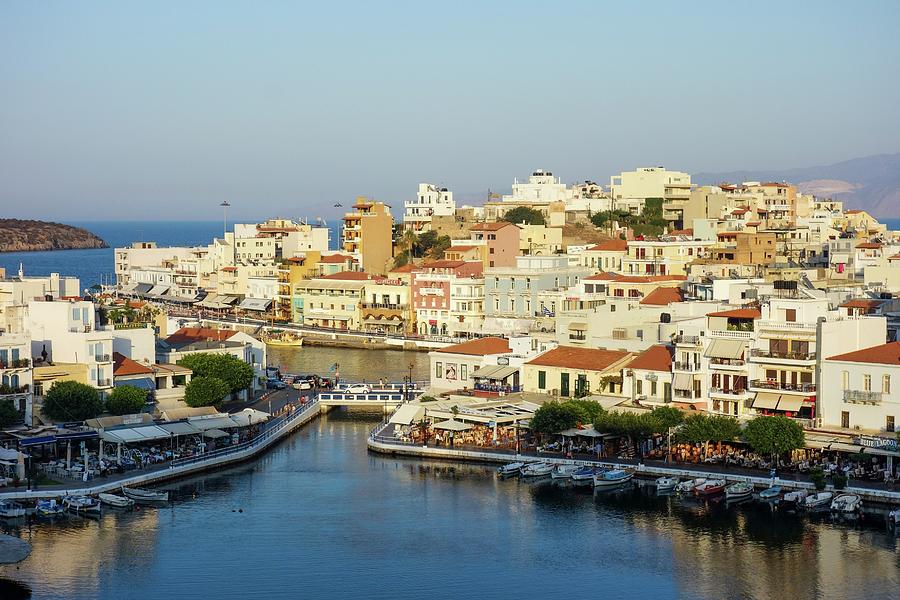 Crossing Crete - A Day in Agios Nikolaos Photograph by Andrew Webb ...