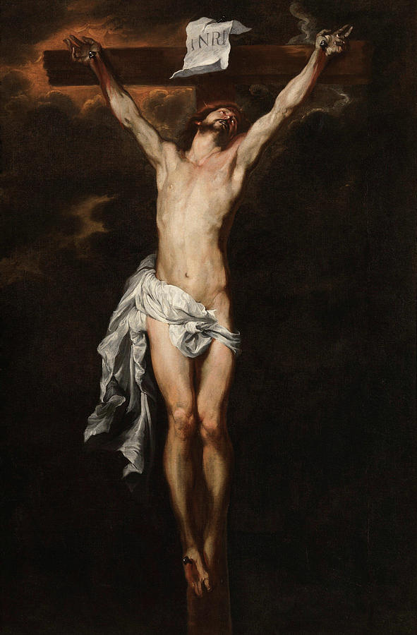 Crucifixion #4 Painting by Anthony van Dyck