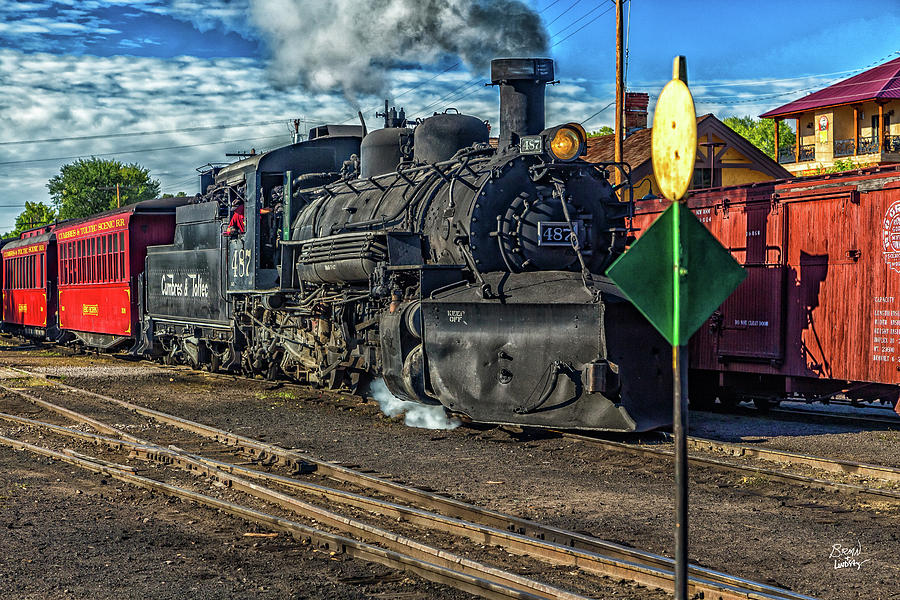 Cumbres and Toltec Narrow Gauge Railroad Chama New Mexico Yard
