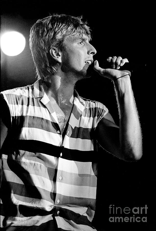 Cy Curnin - The Fixx Photograph By Concert Photos - Fine Art America