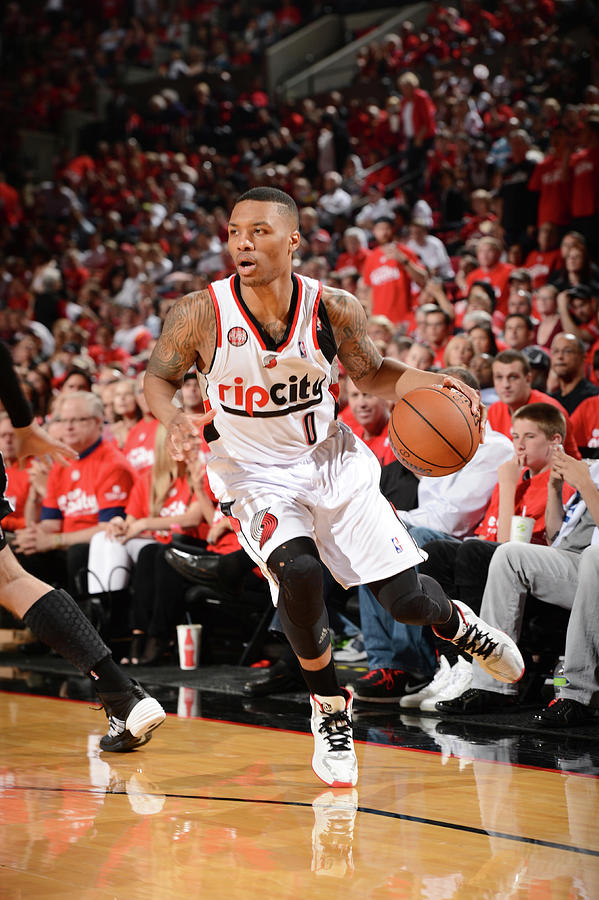 Damian Lillard Photograph by Garrett Ellwood Damian Lillard Photograph by Garrett Ellwood