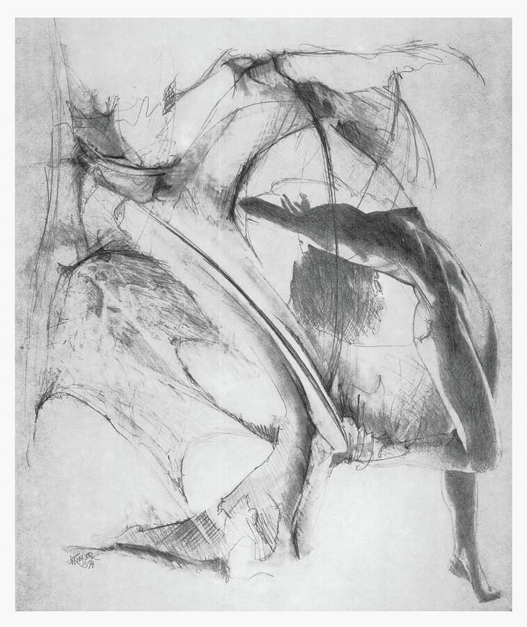 4 Dance with the Gossamer Dragon Drawing by Joel Keener 4 Dance with the Gossamer Dragon Drawing by Joel Keener