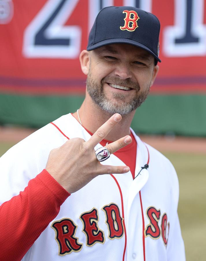 David Ross #4 Photograph by Michael Ivins/Boston Red Sox