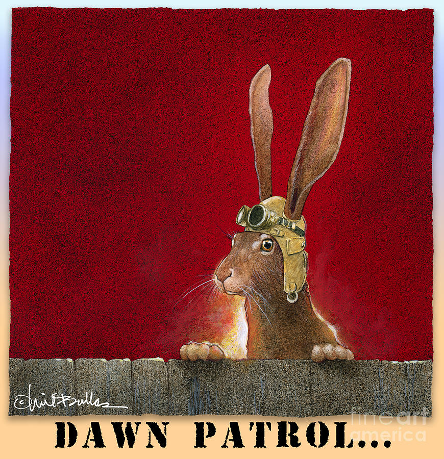 Dawn Patrol... #2 Painting by Will Bullas
