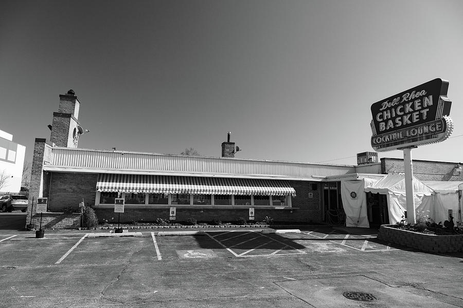 Dell Rhea Cocktail Lounge and Chicken Basket on Historic Route 66 in  Willowbrook Illinois in BW Photograph by Eldon McGraw - Pixels