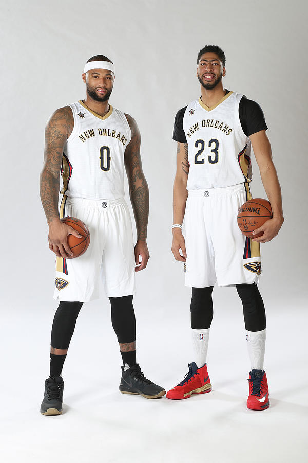 Demarcus Cousins and Anthony Davis Photograph by Layne Murdoch
