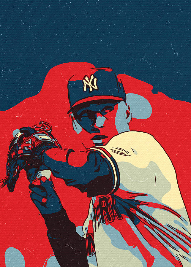 Derek Jeter Artwork Painting By New Art