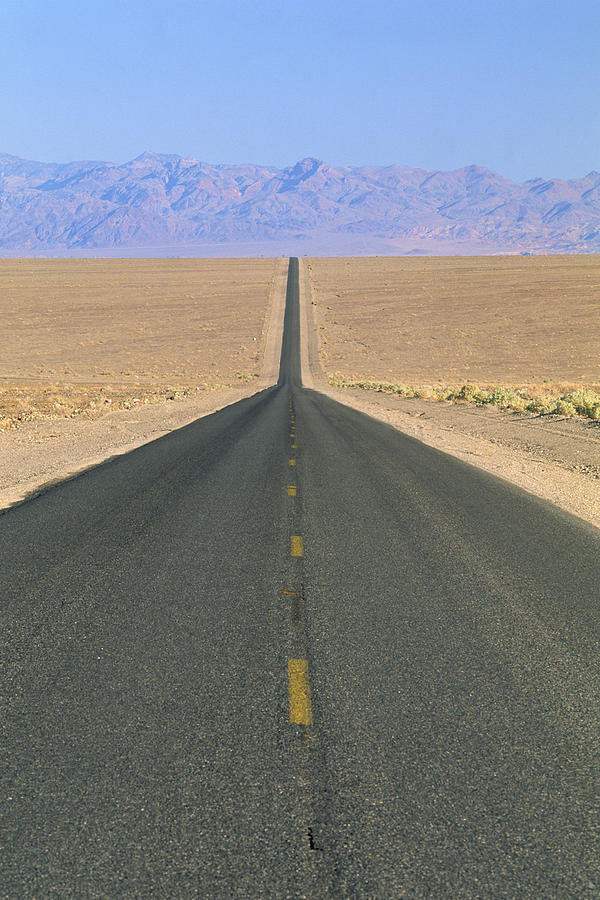 Desert highway #4 Photograph by Comstock Images
