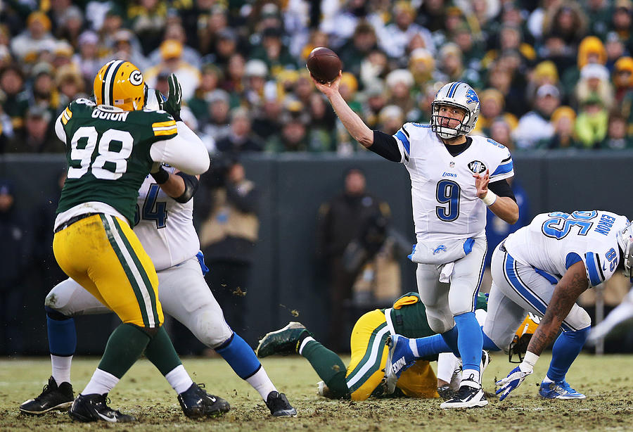 Detroit Lions v Green Bay Packers #4 Photograph by Chris Graythen