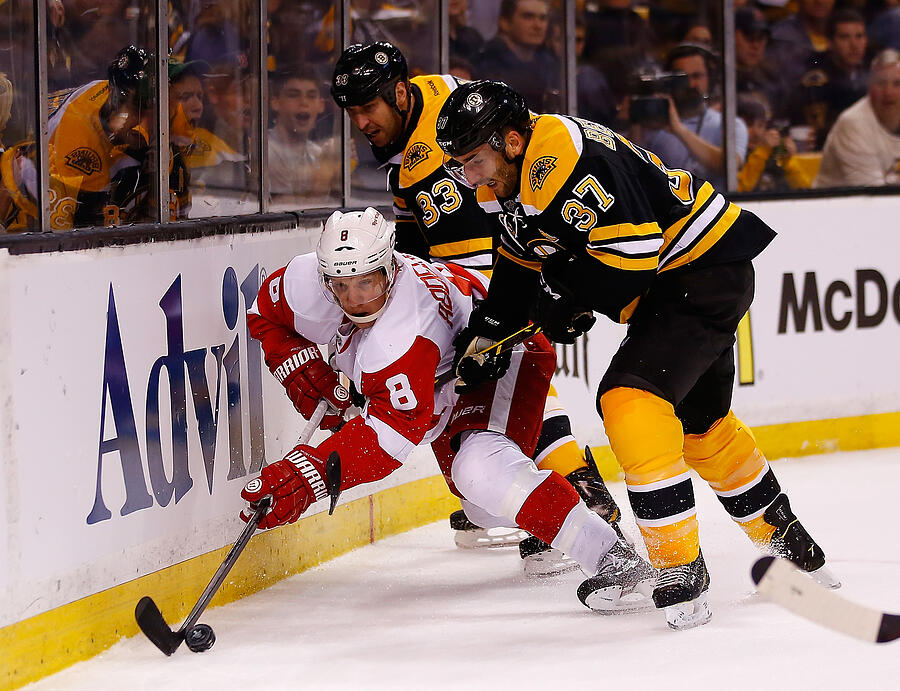 Detroit Red Wings v Boston Bruins - Game One #4 Photograph by Jared Wickerham