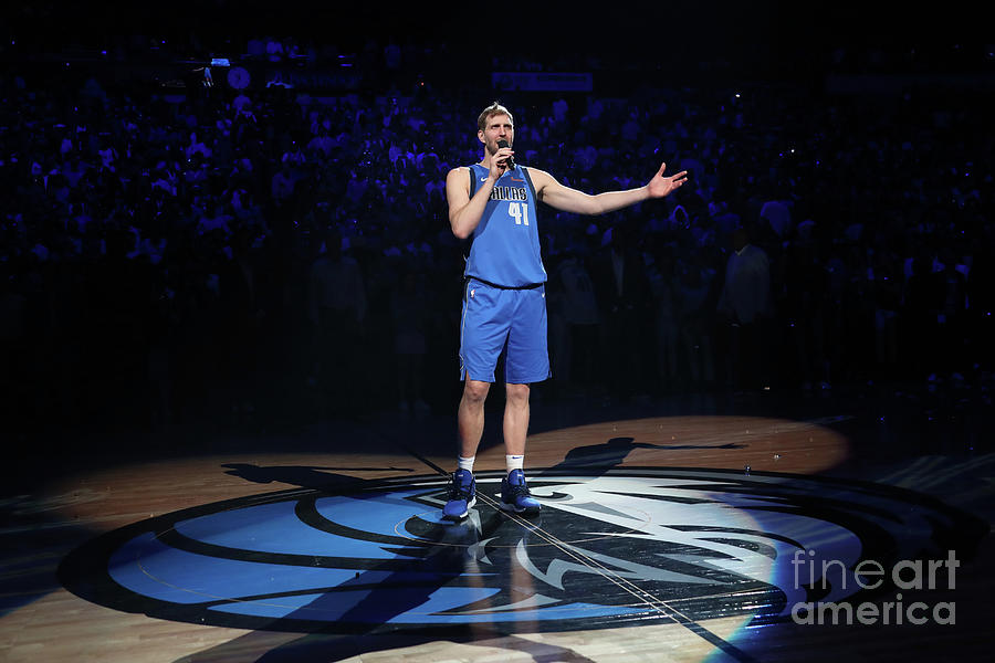 Dirk Nowitzki Photograph by Nathaniel S. Butler Dirk Nowitzki Photograph by Nathaniel S. Butler