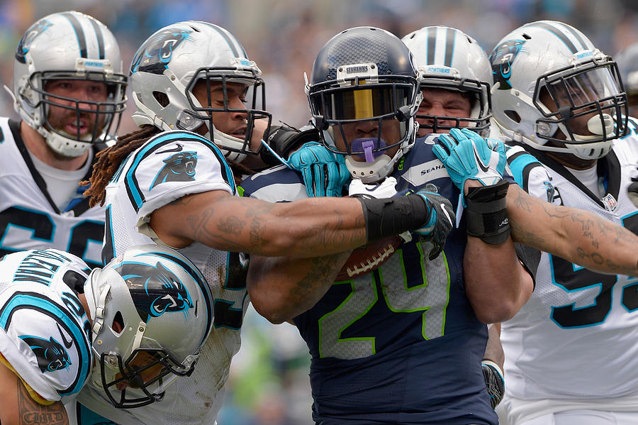 Divisional Round - Seattle Seahawks v Carolina Panthers #4 Photograph by Grant Halverson
