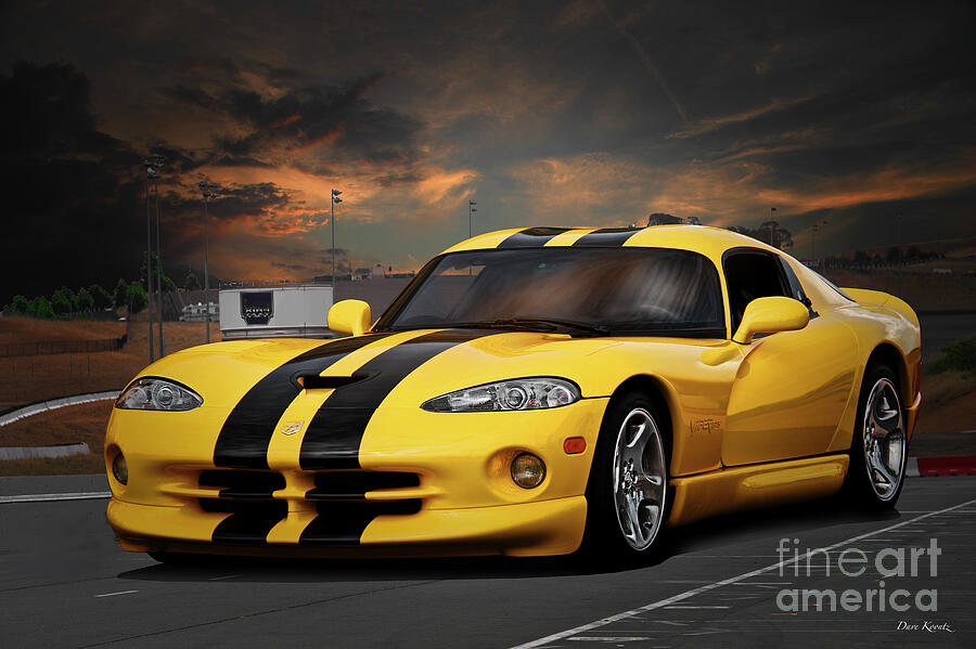 Viper Photograph - Dodge Viper STS #4 by Dave Koontz