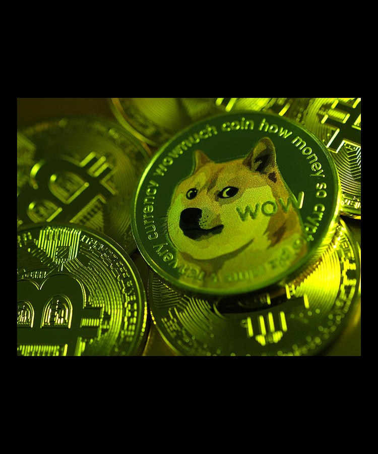 Dogecoin Cryptocurrency Digital Art by The Pristine Artist