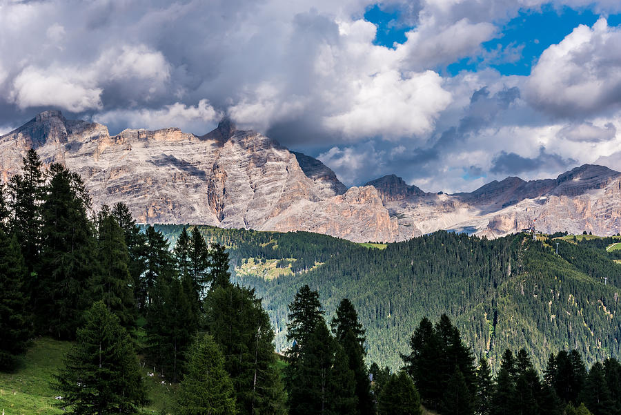 Dolomites Italy - Mountains of Passo Sella #4 Photograph by SimonDannhauer