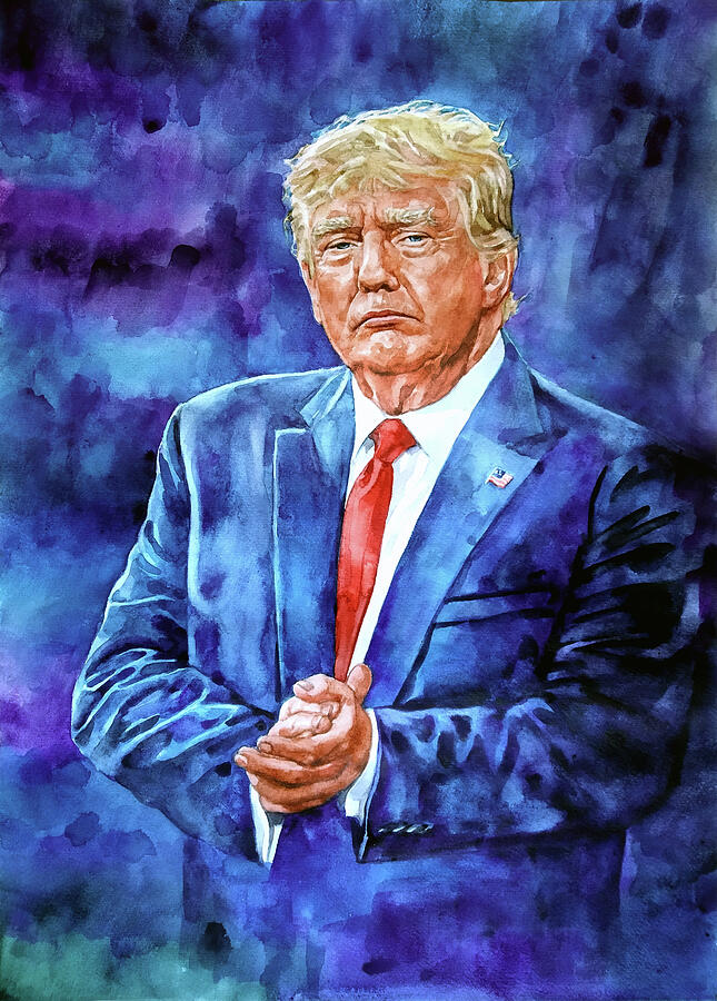 Donald Trump #3 Painting by We The People Prints Donald Trump #3 Painting by We The People Prints