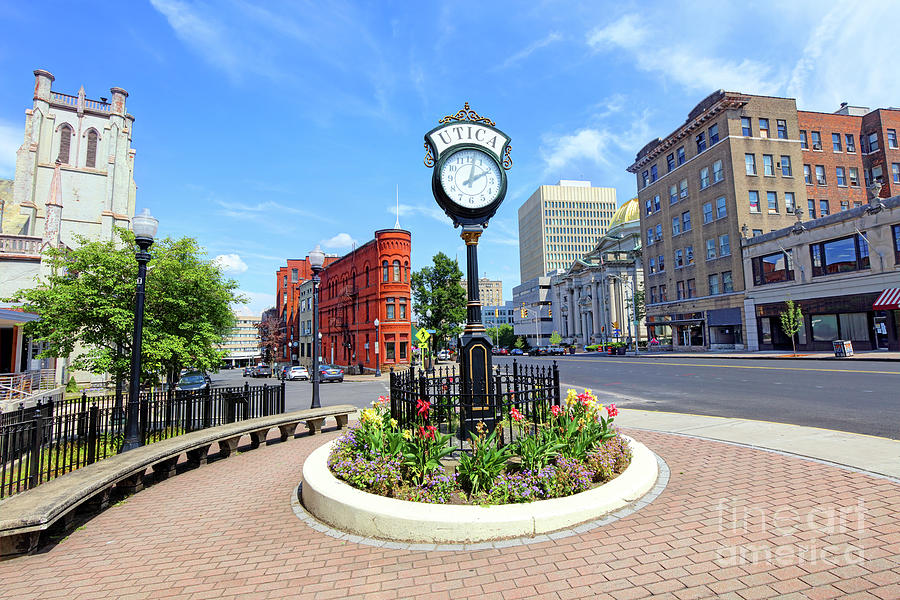 Downtown Utica, New York Photograph by Denis Tangney Jr - Pixels