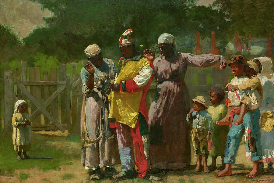 American Artists Painting - Dressing for the Carnival #4 by Winslow Homer