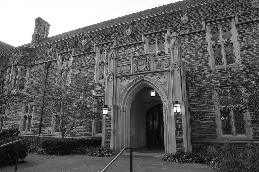Duke University in black and white #4 Photograph by Eldon McGraw