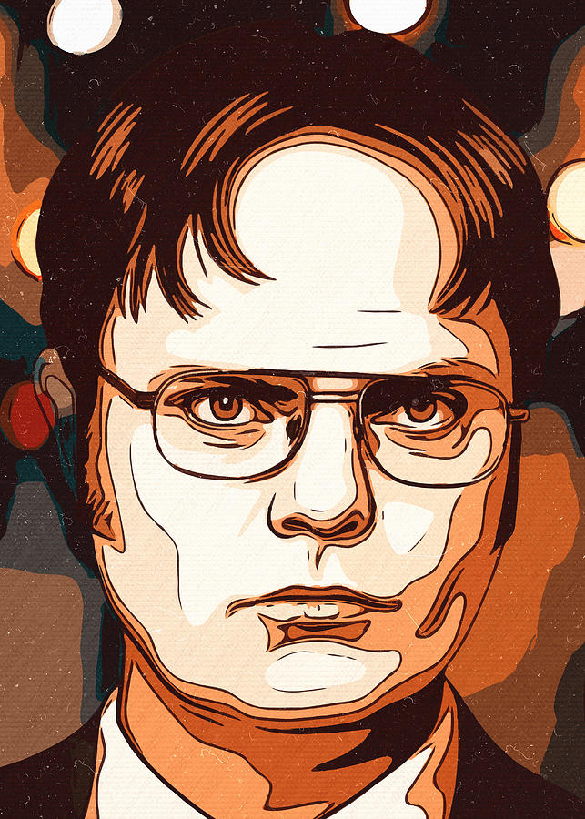 Dwight Schrute Artwork Painting by New Art