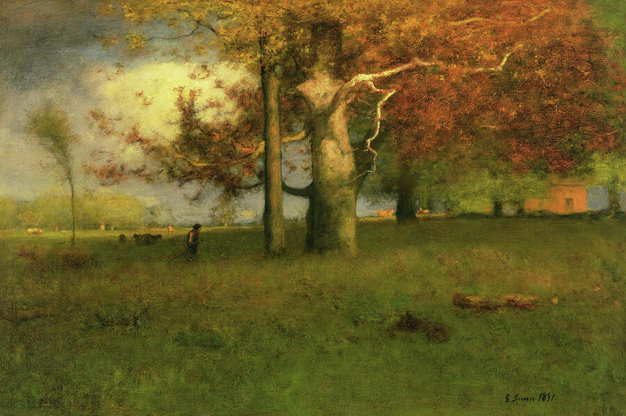 Early Autumn, Montclair, from 1891 Painting by George Inness