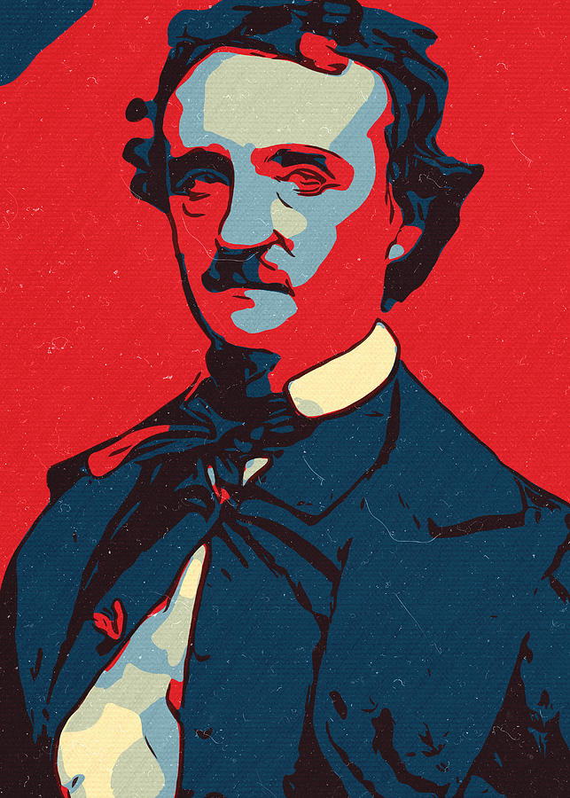 Edgar Allan Poe Artwork Painting by New Art