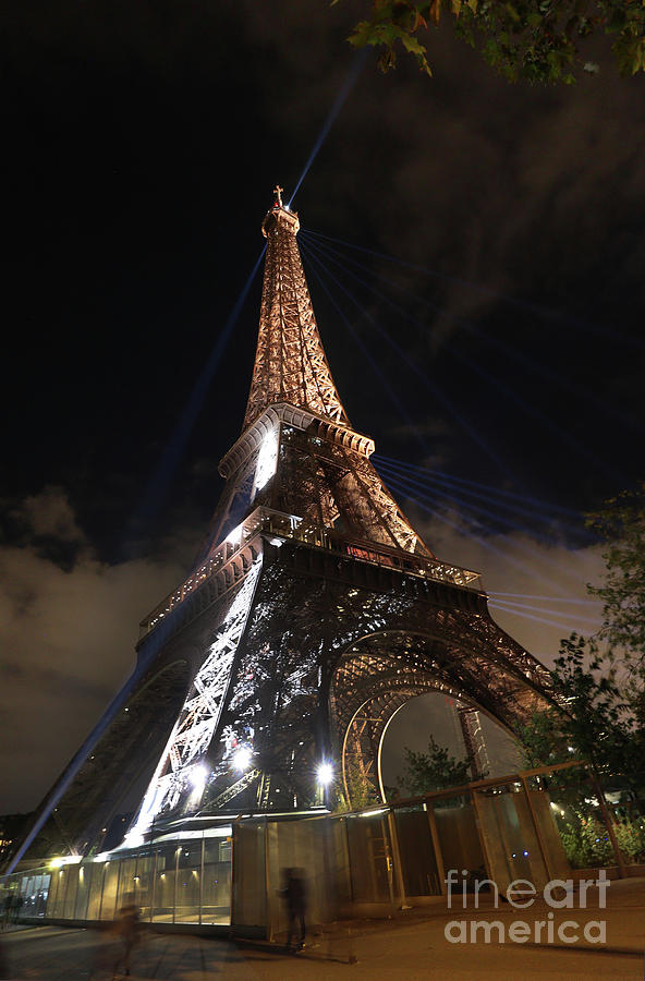 Eiffel Tower at Night #4 Photograph by Steven Spak