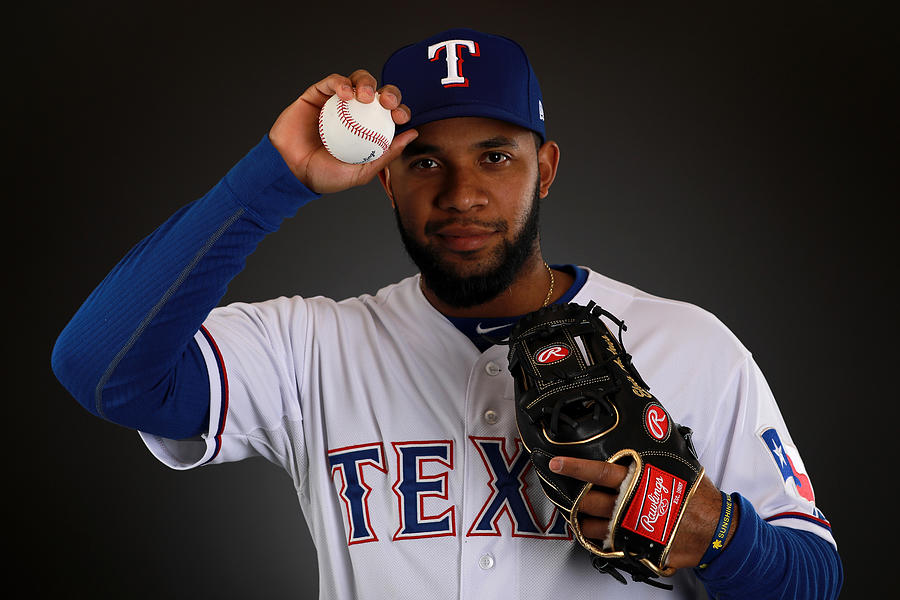 Elvis Andrus #4 Photograph by Gregory Shamus