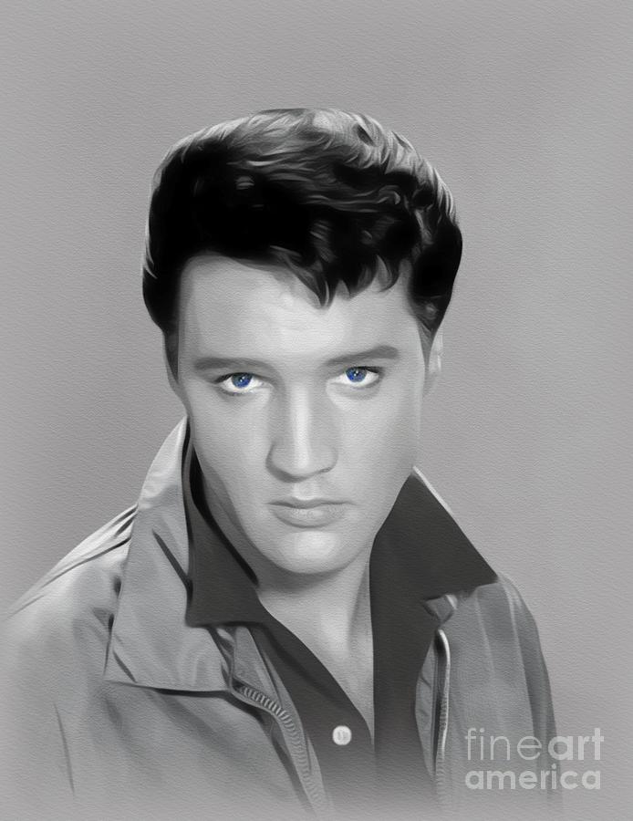 Elvis Presley, Music Legend #4 Painting by Esoterica Art Agency