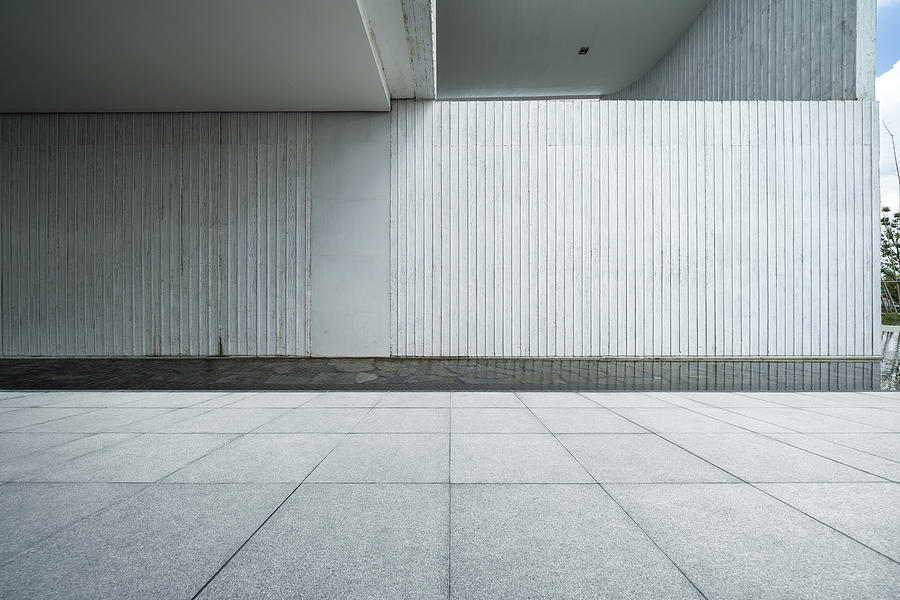 Empty Studio Background, Concrete texture #4 Photograph by Xinzheng