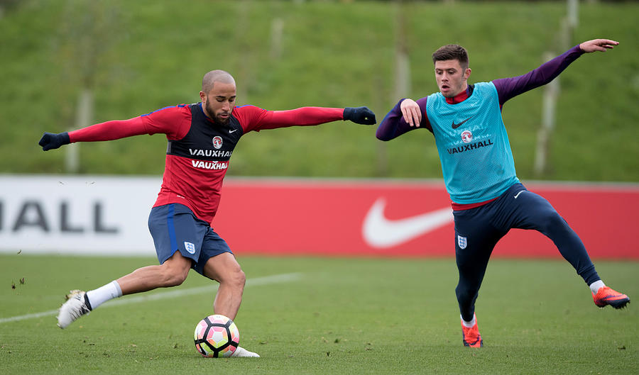 England training session - FIFA 2018 World Cup Group F Qualifier #4 Photograph by Nathan Stirk