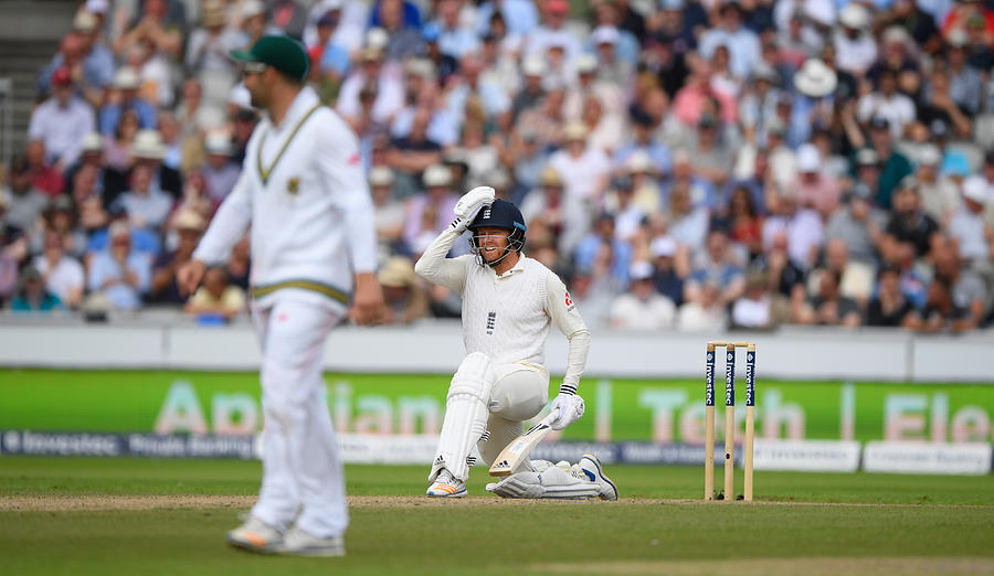 England v South Africa - 4th Investec Test: Day Two #4 Photograph by Stu Forster