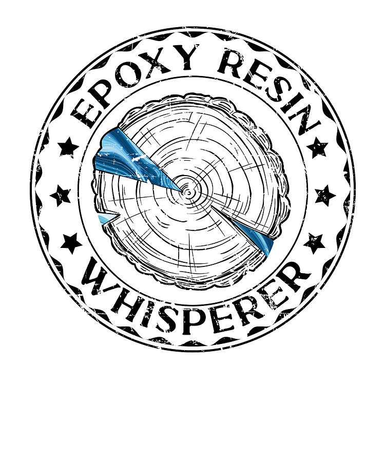 Epoxy Resin Digital Art - Epoxy Resin Whisperer River Table Art #4 by Toms Tee Store