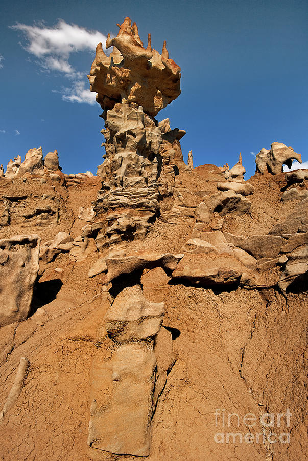 Eroded Sandstone Formations Fantasy Canyon Utah Photograph by Dave Welling