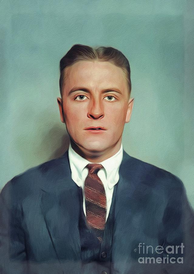 F. Scott Fitzgerald, Literary Legend #4 Painting by Esoterica Art Agency