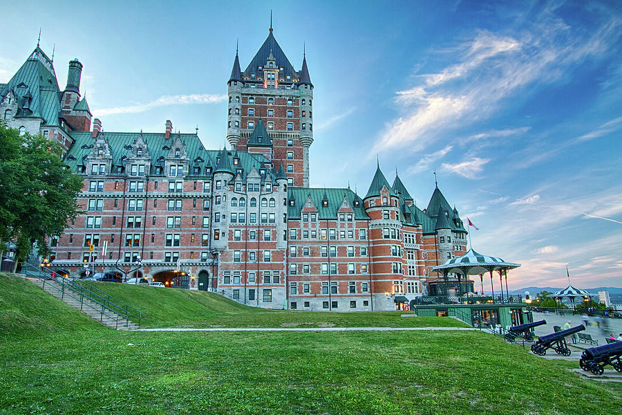 Fairmont Frontenac Quebec city Canada Photograph by Chris Mangum - Fine ...