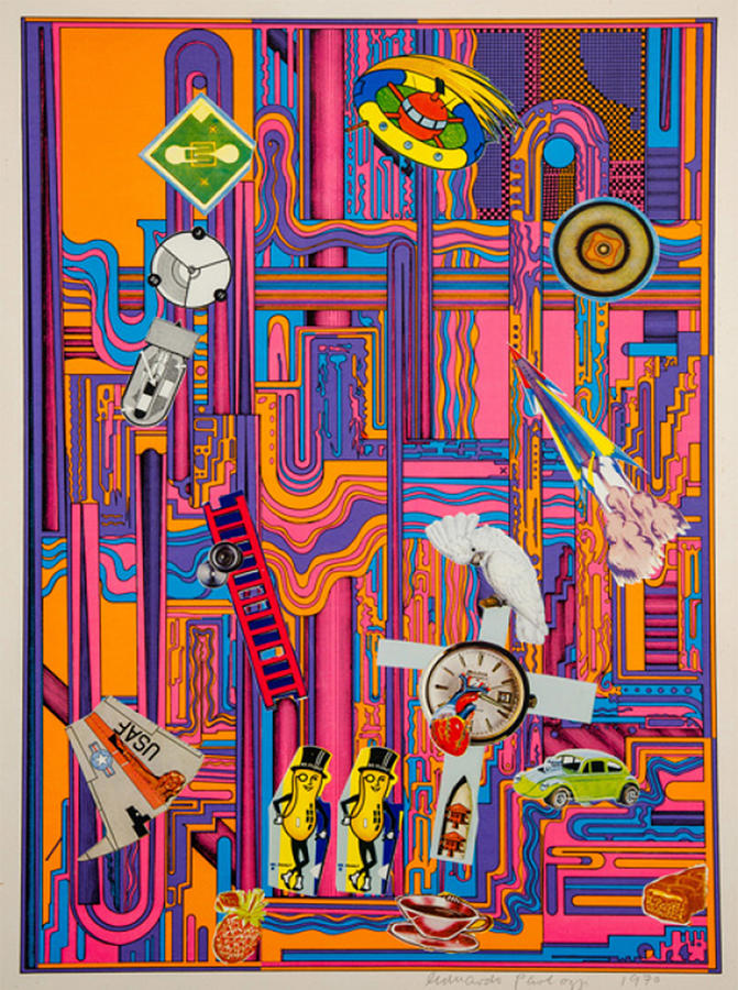Famous Paintings by Eduardo Paolozzi Painting by Anwar Makhloufi - Fine ...