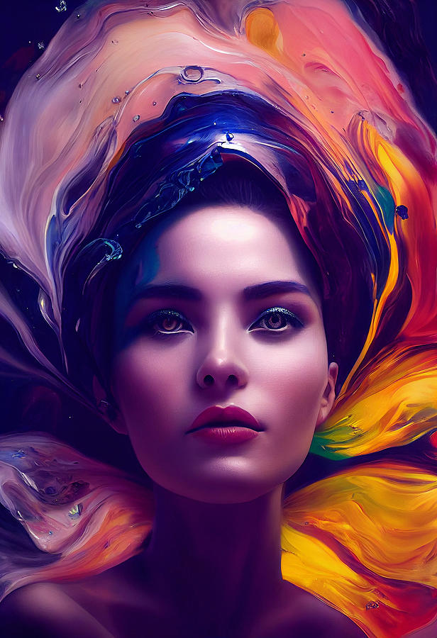 Fashion Illustration Mixed Media by Sampad Art Fine Art America