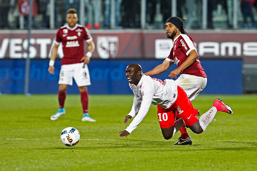 FC Metz v AS Nancy-Lorraine - Ligue 1 #4 Photograph by Fred Marvaux