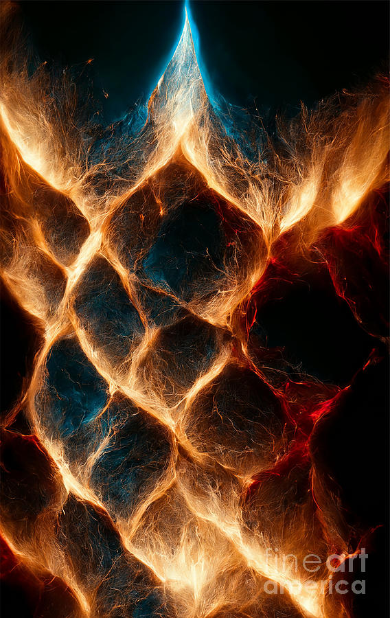 Fire Patterns Digital Art By Andreas Thaler - Pixels