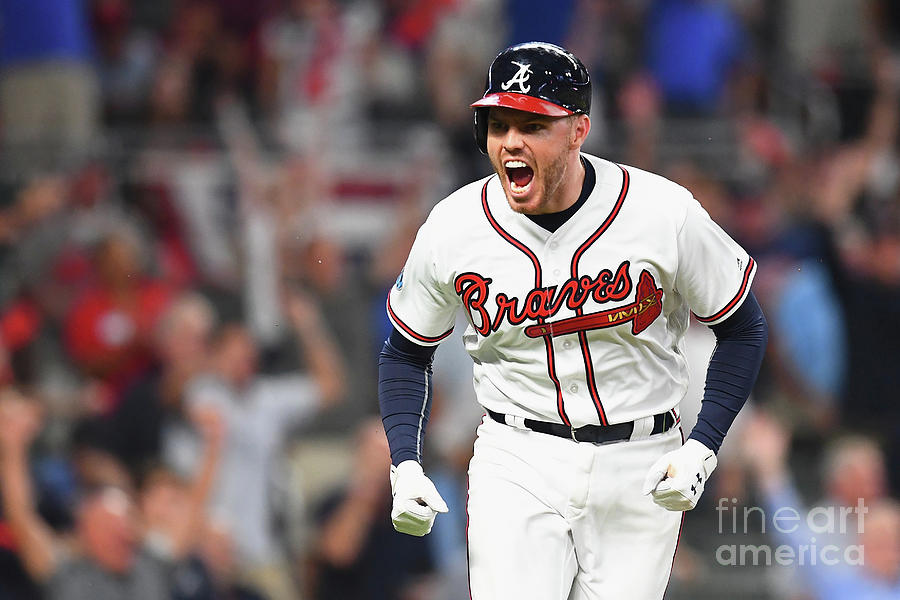Freddie Freeman Photograph by Scott Cunningham Freddie Freeman Photograph by Scott Cunningham
