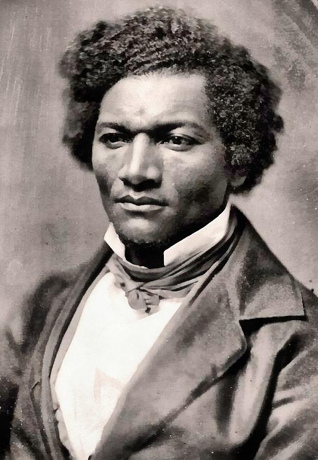 Frederick Douglass Digital Art by Audra Sorensen