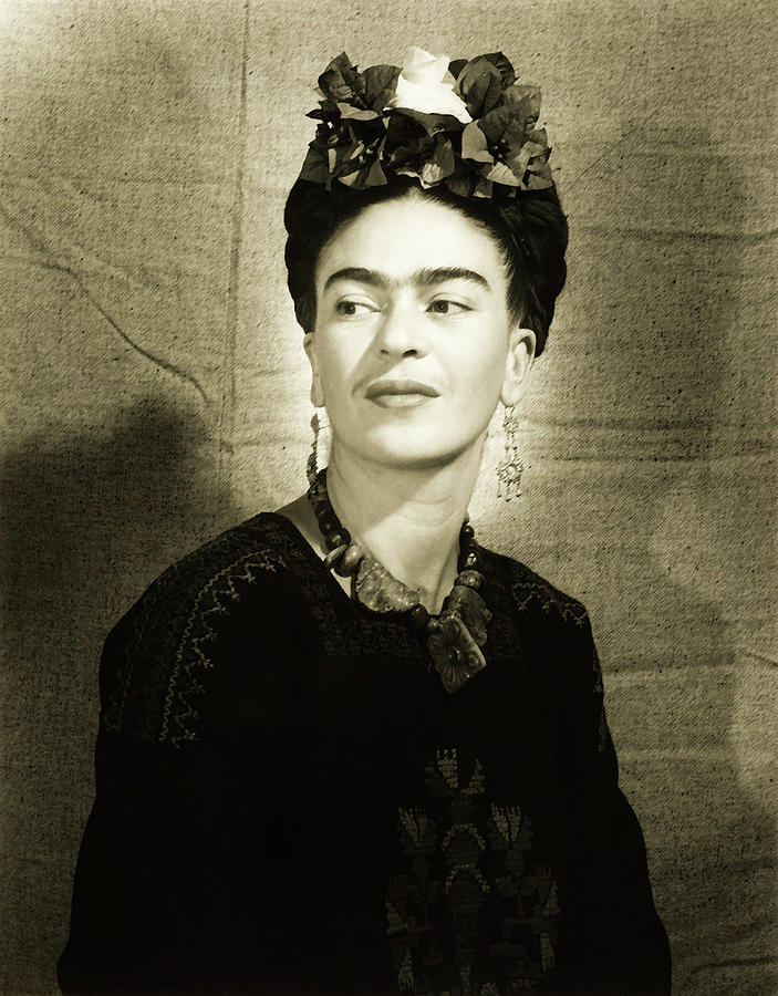 Frida Kahlo Portrait Photograph by Orca Art Gallery | Fine Art America