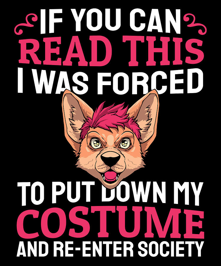 Furry Fandom Funny' Poster, picture, metal print, paint by